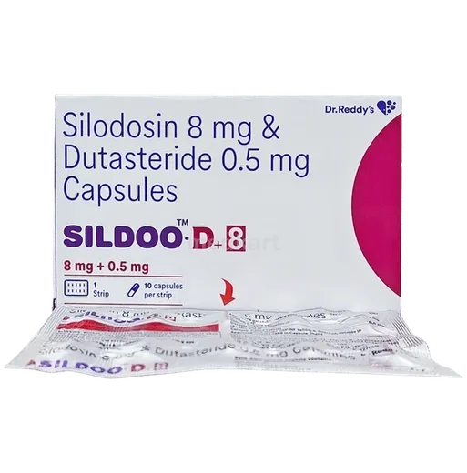 sildoo d plus 8 capsule 10's